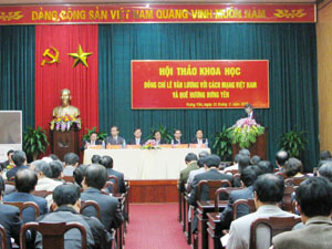 Đồng chí Lê Văn Lương với Cách mạng Việt Nam và quê hương Hưng Yên
